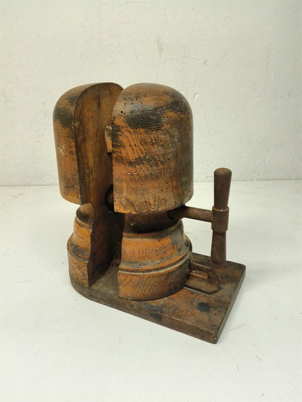 horma ajustable taller sombrero madera hierro 33x30x17 1u